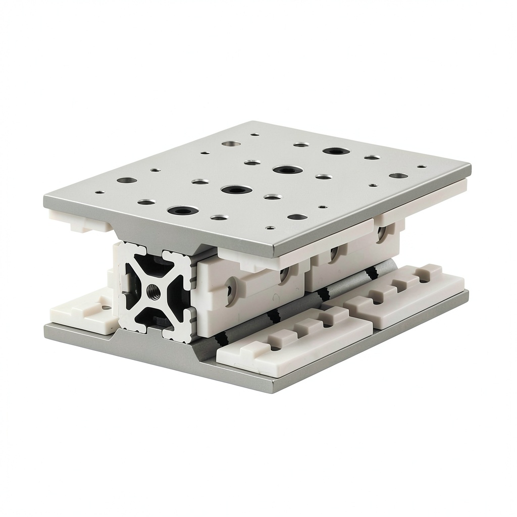 '80/20 Linear Roller Bearing mounted on 15 series extrusion'