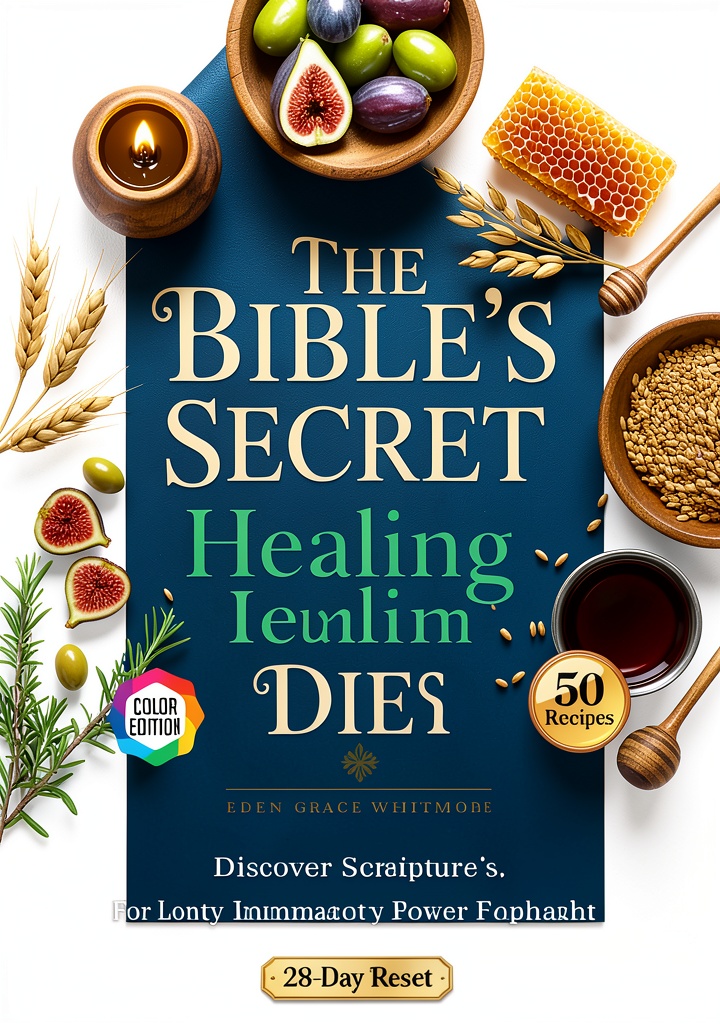 'Paleo Cookbook open to a spiritual healing recipe page'